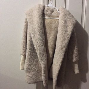 Off White Big Fuzzy Coat